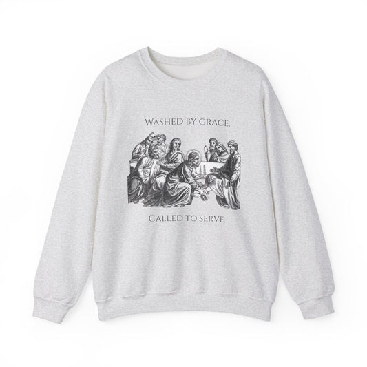 Washed by Grace, Called to Serve Crewneck