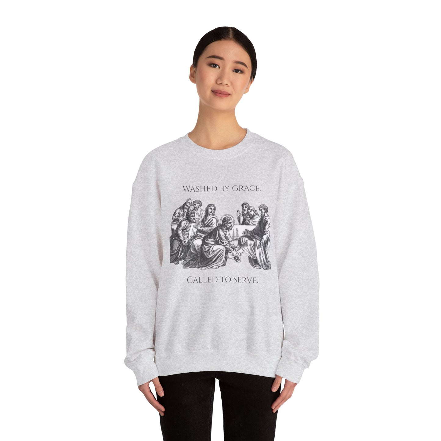 Washed by Grace, Called to Serve Crewneck