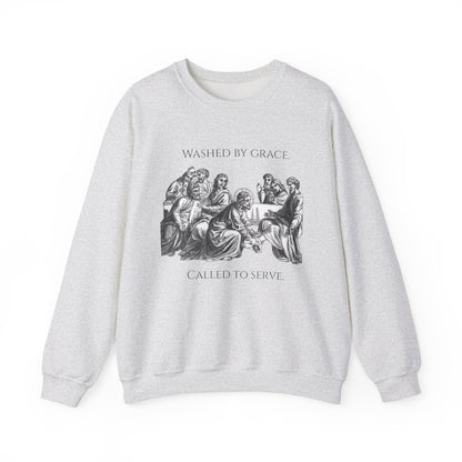 Washed by Grace, Called to Serve Crewneck