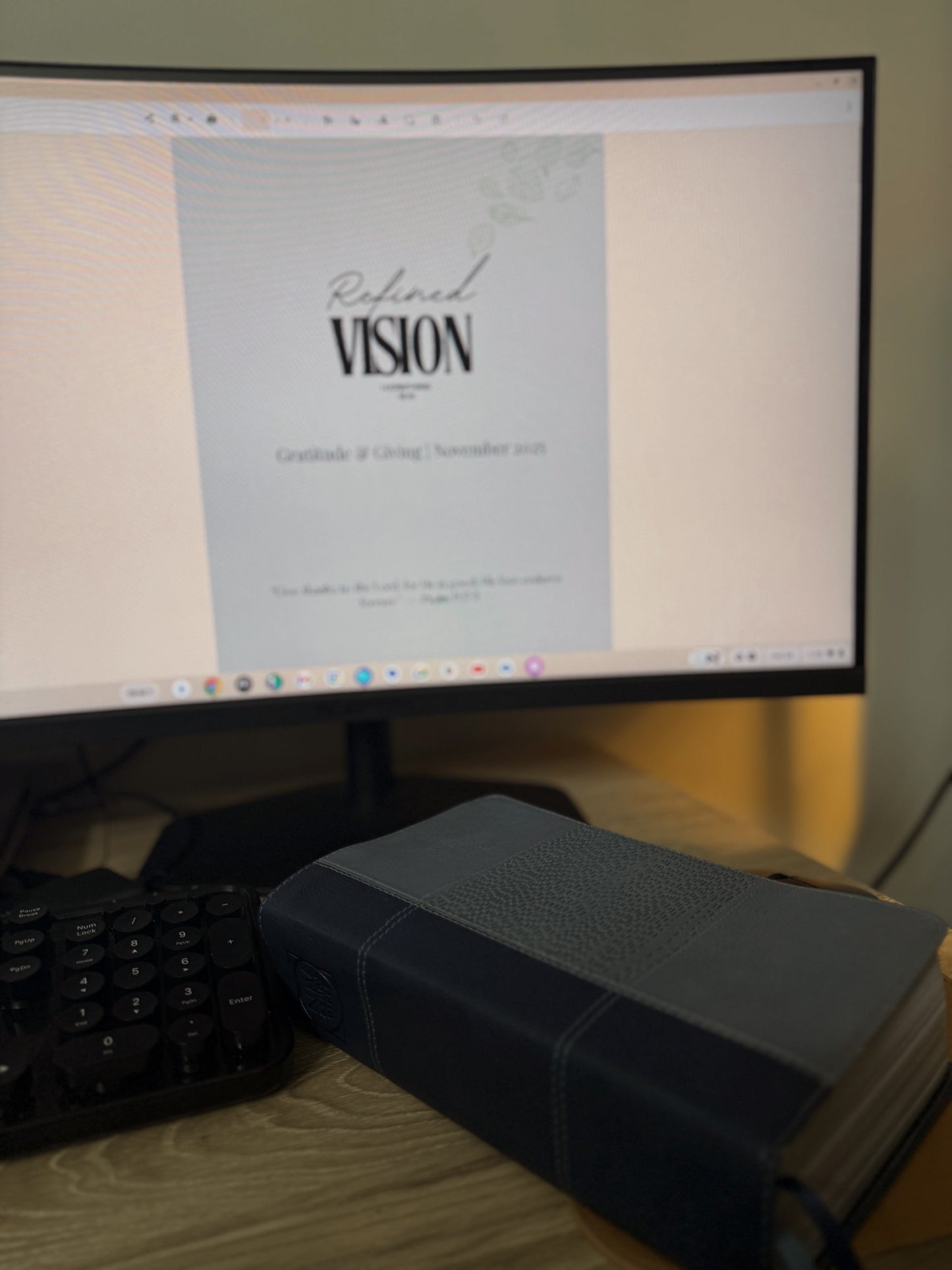 Refined Vision Monthly Planner Subscription